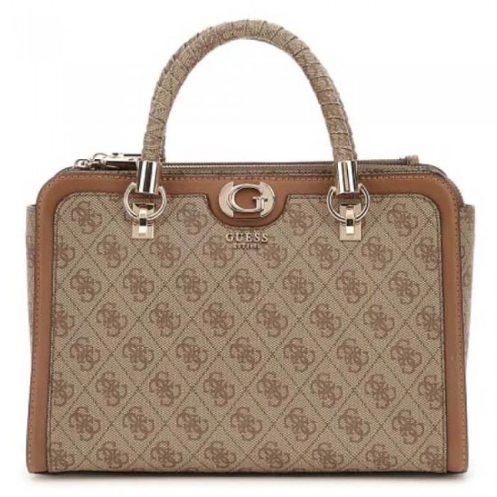 [해외]GUESS Orlina Logo Society 가방 141626233 Latte Logo / Brown