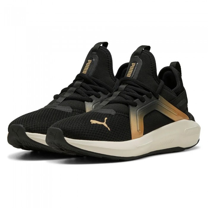 [해외]푸마 Softride Enzo 5 Metallic´S 운동화 141722404 Puma Black / Warm White / Puma Gold