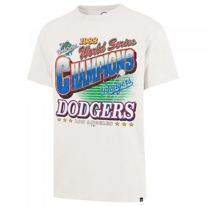 [해외]47 MLB Los Angeles Dodgers Graphic Drop Shoulder 반팔 티셔츠 141311778 Sandstone