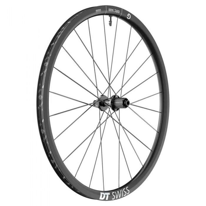 [해외]디티스위스 GRC 1400 Dicut Disc CL Tubeless Presta 26-35mm 도로 자전거 뒷바퀴 1140745475 Black