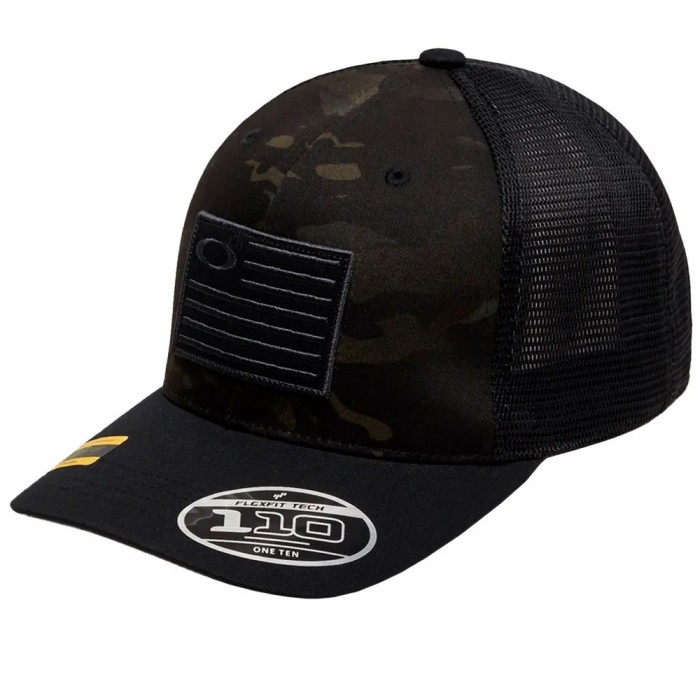 [해외]오클리 APPAREL Si multicam flag 110 snapbck 모자 5141711378 Black Multicam