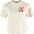 [해외]피엘라벤 Fj?llblomster Logo 반팔 티셔츠 4141636606 Chalk White