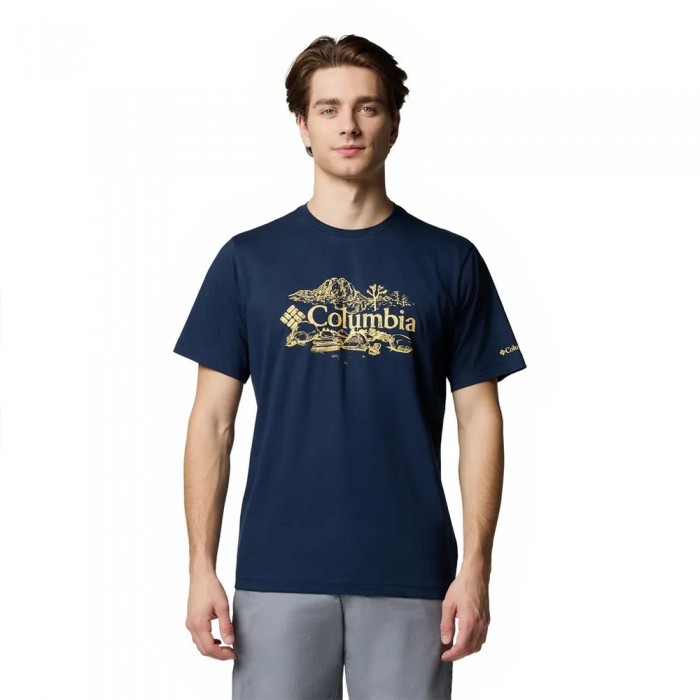 [해외]컬럼비아 Kettle River™ 반팔 티셔츠 4141250900 Collegiate Navy