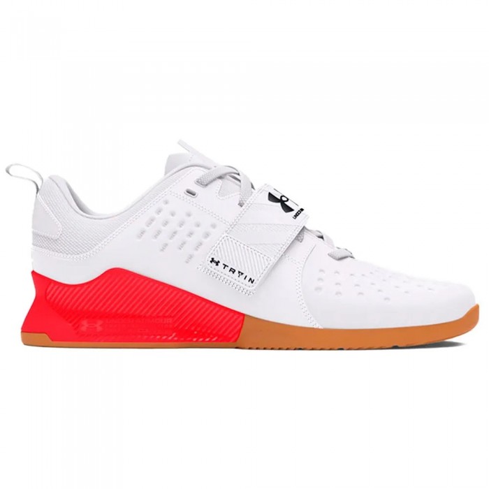 [해외]언더아머 Reign Lifter 역도화 7141010456 White / Racer Red / Black