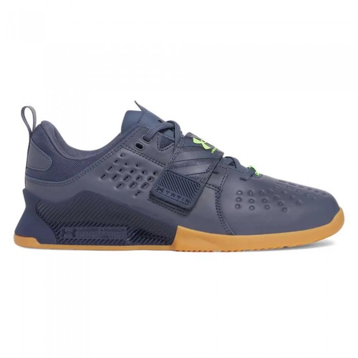 [해외]언더아머 Reign Lifter 운동화 7141504609 Downpour Gray / Midnight Navy / Hyper Green