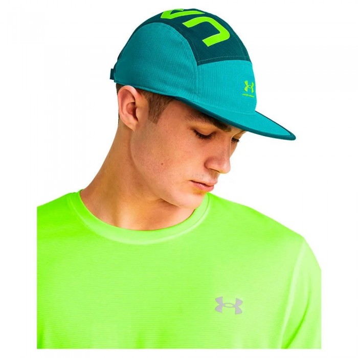 [해외]언더아머 Iso-Chill Armourvent Camper 모자 7140453849 Circuit Teal / High Vis Yellow