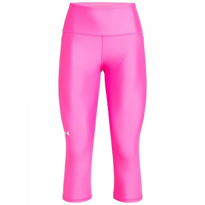 [해외]언더아머 Tech Hi Capri 레깅스 7141013721 Vivid Magenta / White