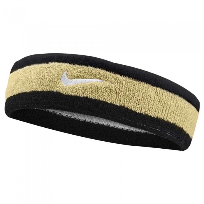 [해외]나이키 ACCESSORIES Swoosh 헤드밴드 7141092956 Black / Team Gold / White