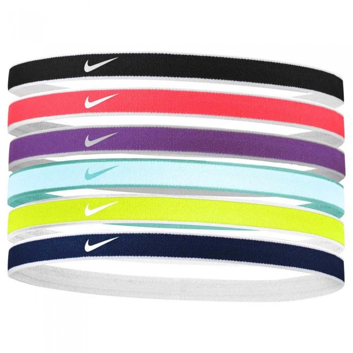 [해외]나이키 ACCESSORIES Swoosh sport 헤드밴드 6 단위 7141092957 BlaPinWhi