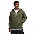 [해외]언더아머 Icon 플리스 Taping 풀지퍼 스웨트셔츠 7141496536 Marine OD Green / White