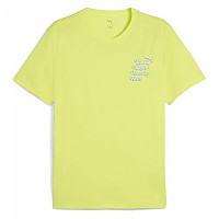 [해외]푸마 Graphics 런닝 Slo 반팔 티셔츠 7141725587 Lemon Sherbert