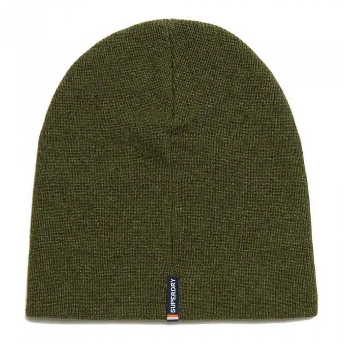 [해외]슈퍼드라이 Essential Logo 비니 141110380 Deep Army Green Marl