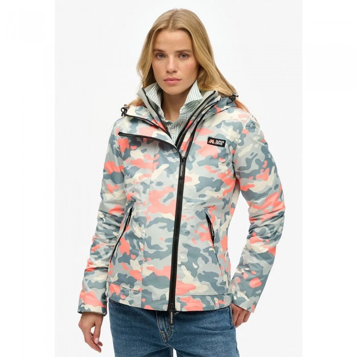 [해외]슈퍼드라이 Mtn Windbreaker 자켓 141663461 Puritan Grey Camo