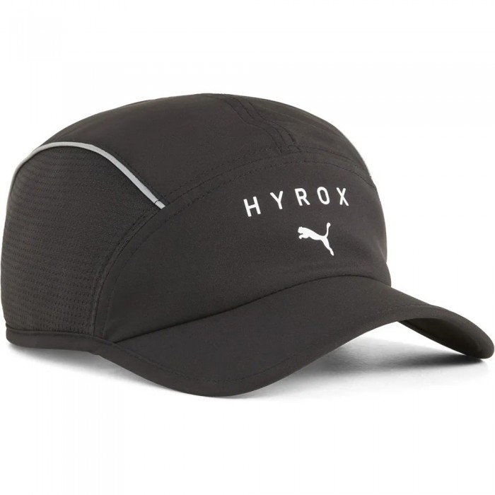 [해외]푸마 Hyrox Short Visor 5 Panel 모자 141466063 Black