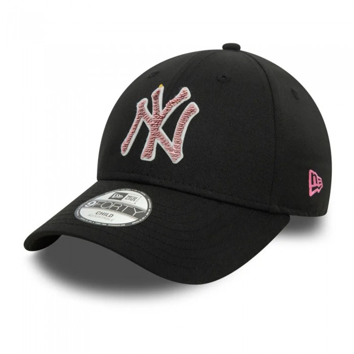 [해외]뉴에라 Sequin 9Forty New York Yankees 모자 141414896 Black