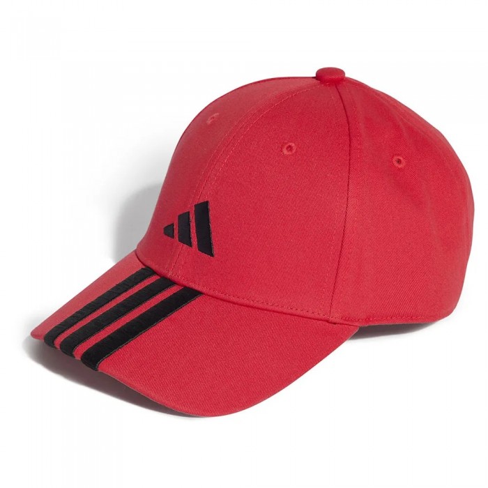 [해외]아디다스 3 Stripes New Logo Baseball 모자 141580054 Pure Ruby / Black