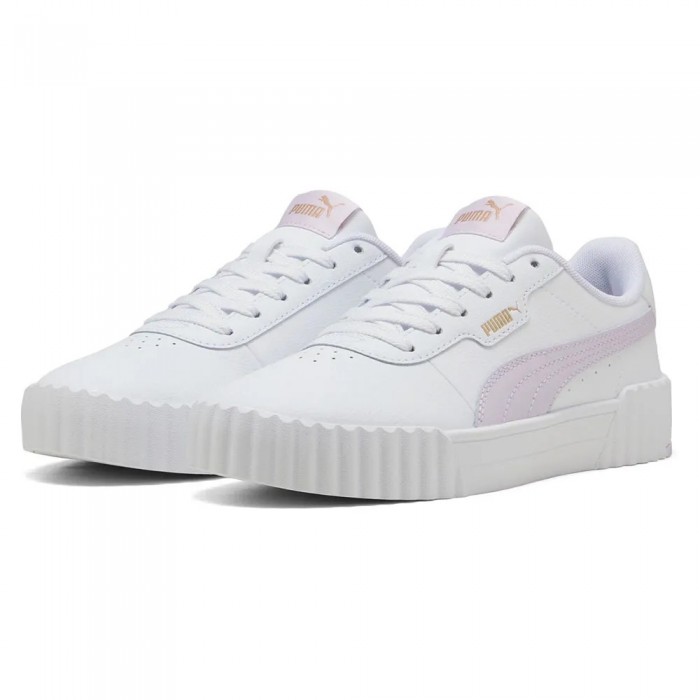 [해외]푸마 SELECT Carina 3.0 운동화 141757363 Puma White / Lilac Frost / Puma Gold