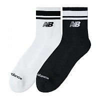 [해외]뉴발란스 Run Repreve Ankle 짧은 양말 2 켤레 141501793 White / Black 113