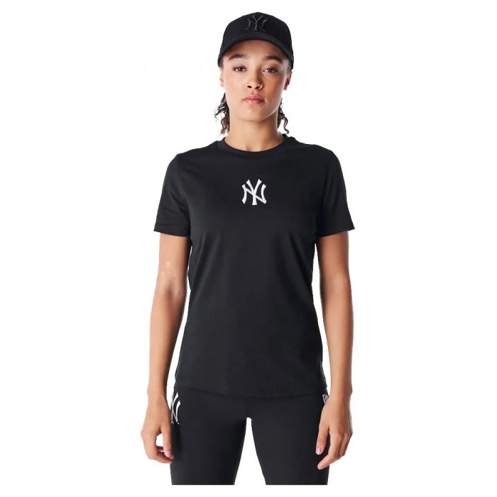 [해외]뉴에라 MLB Le Regular New York Yankees 반팔 티셔츠 141118847 Black